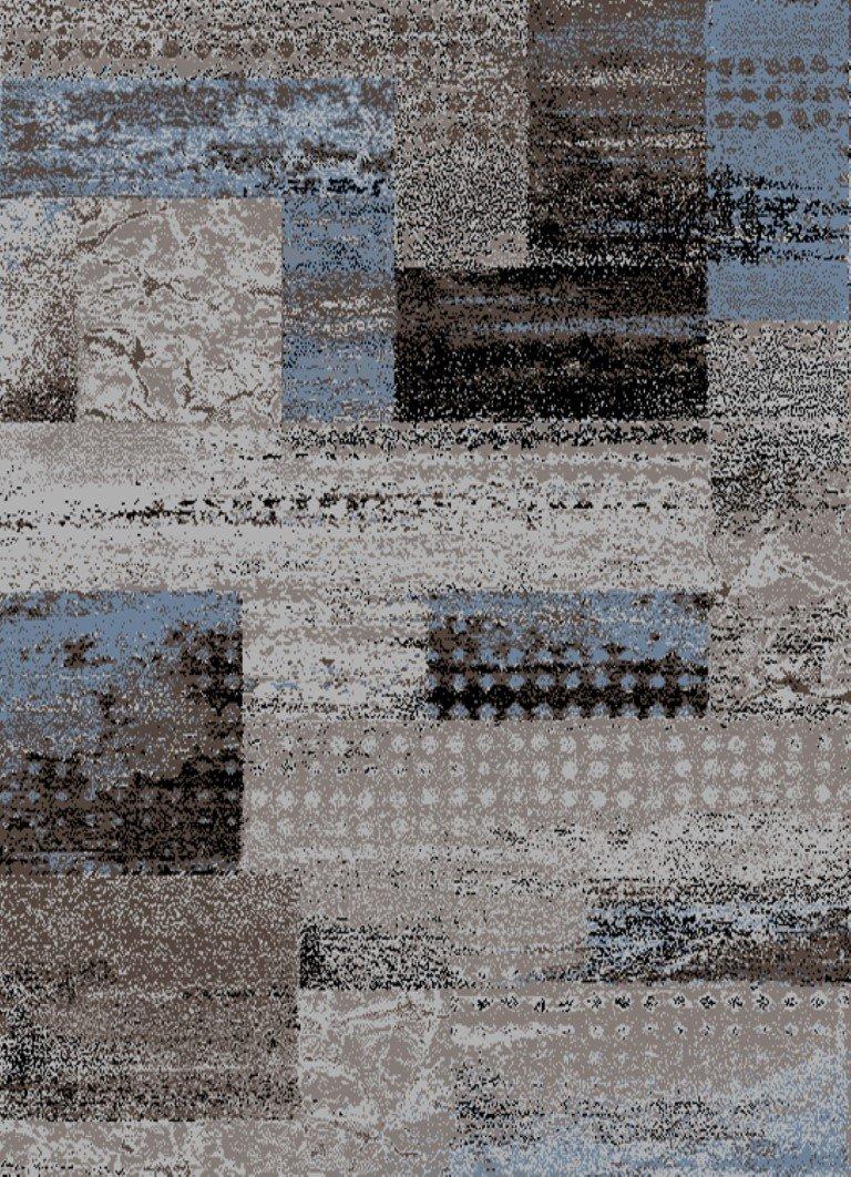 sualsa Alfombra moderna acrílica diseño abstracto tacto suave. 246