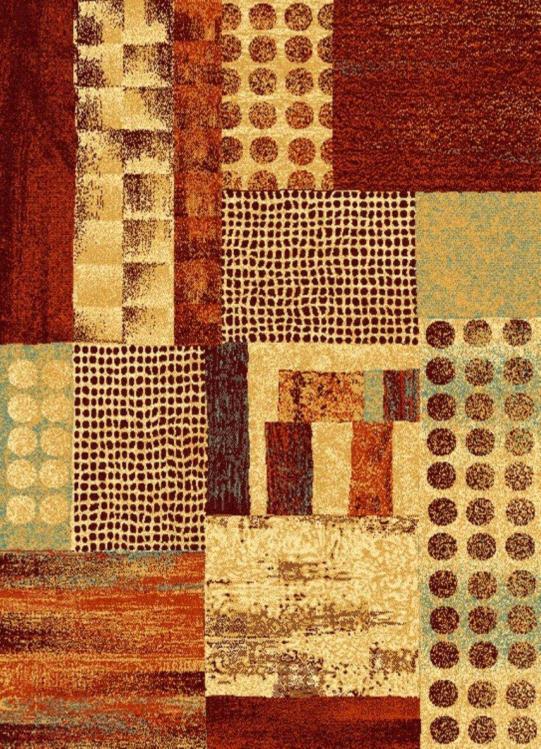 sualsa Alfombra moderna colores sólidos fabricada con materiales nobles. 786