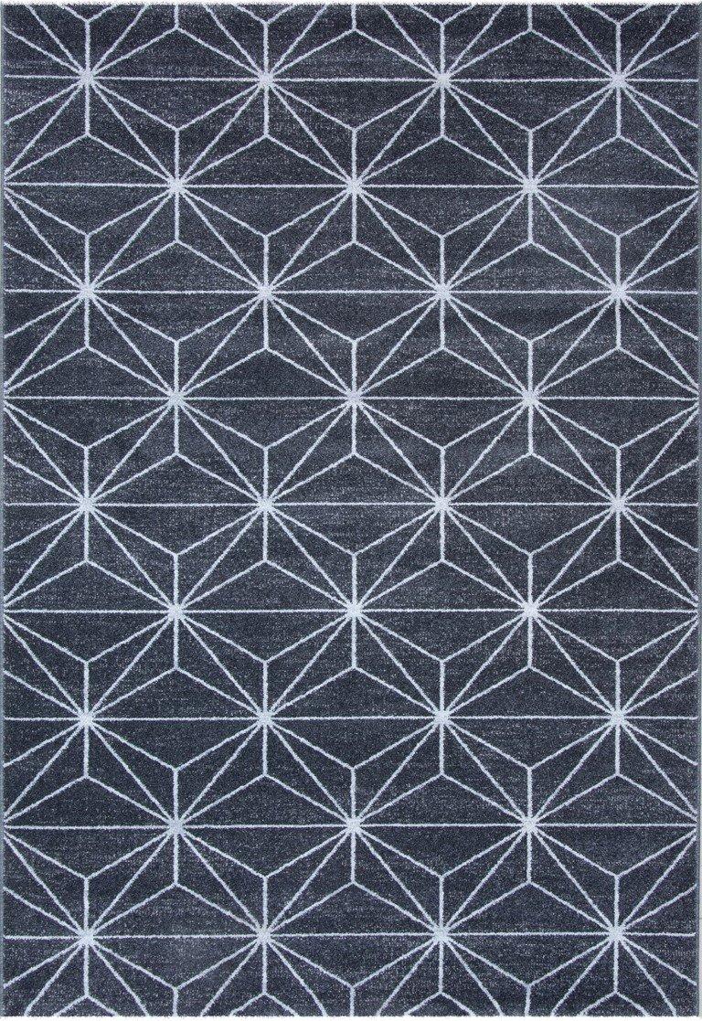 sualsa Alfombra moderna con textura suave y compacta motivos geométricos. 024