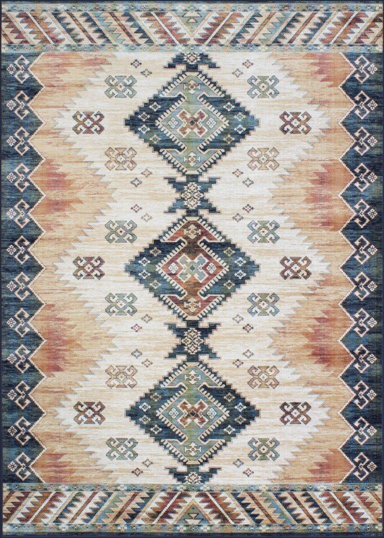 sualsa Alfombra tejida con viscosa riqueza de colores 249