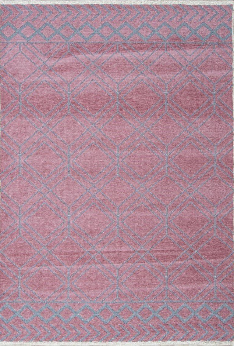 Sualsa Alfombra Estilo Geométrico Reversible 5010