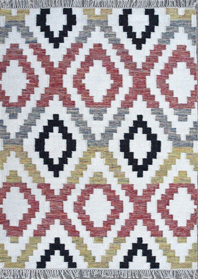 sualsa Alfombra estilo KILIM anudado a mano. 011