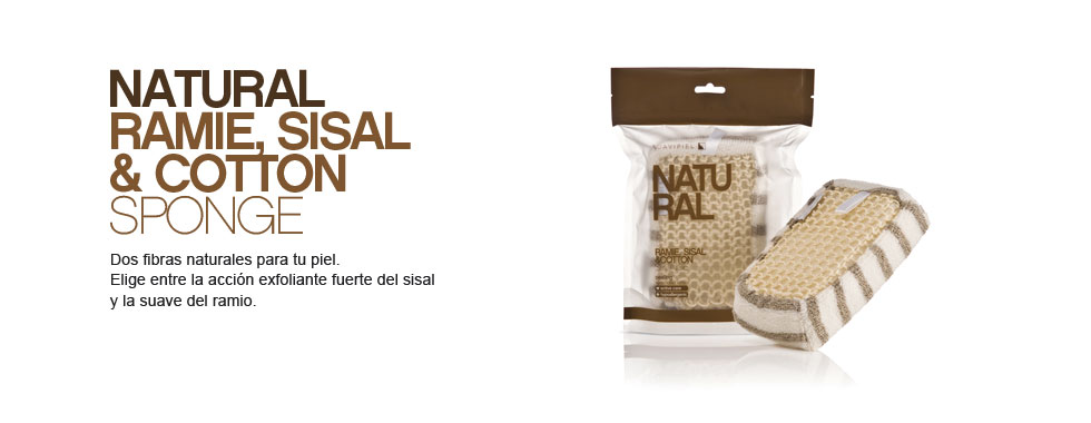 suavipiel Ramie Sisal Cotton Sponge