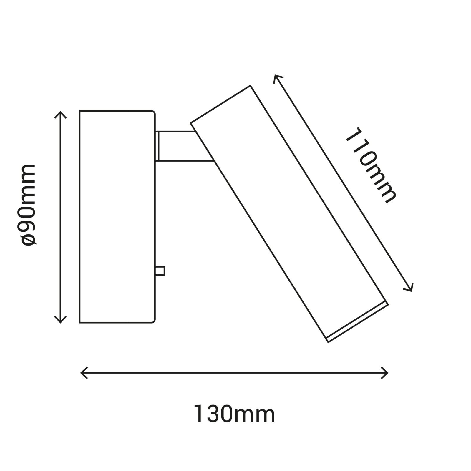 Sulion Aplique ALEX. Metal Blanco Arenado. LED 3W. | Sulion
