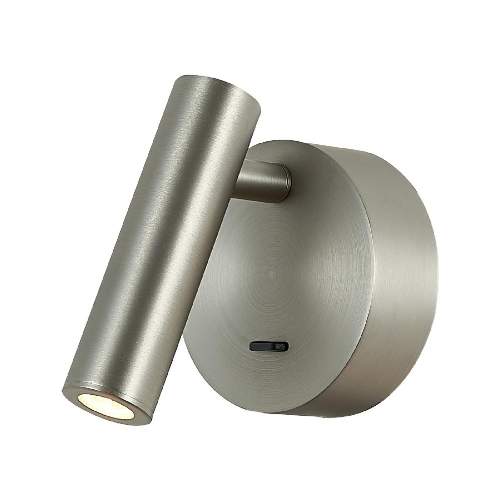 sulion Aplique ALEX. Metal níquel satinado. LED 3W. | Sulion