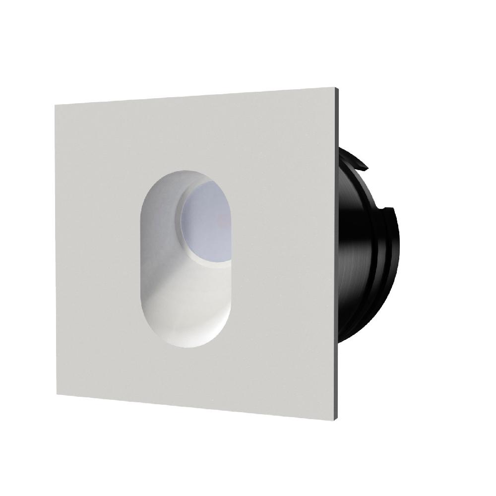 sulion Aplique bañador BELY LED 3W cuadrado blanco 3000K IP65 | Sulion