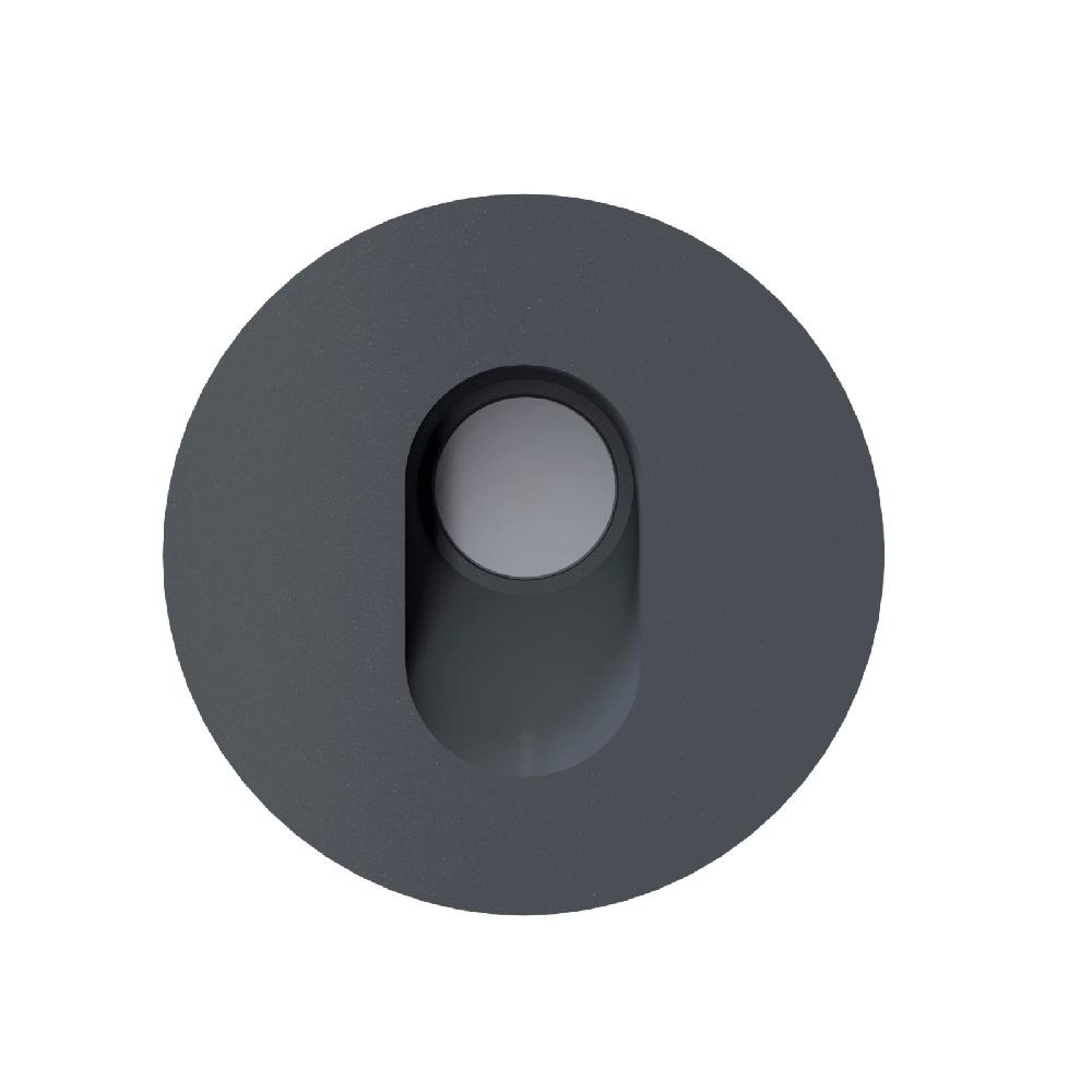 Sulion Aplique Bañador BELY LED 3W Redondo Gris Antracita 4000K IP65 | Sulion