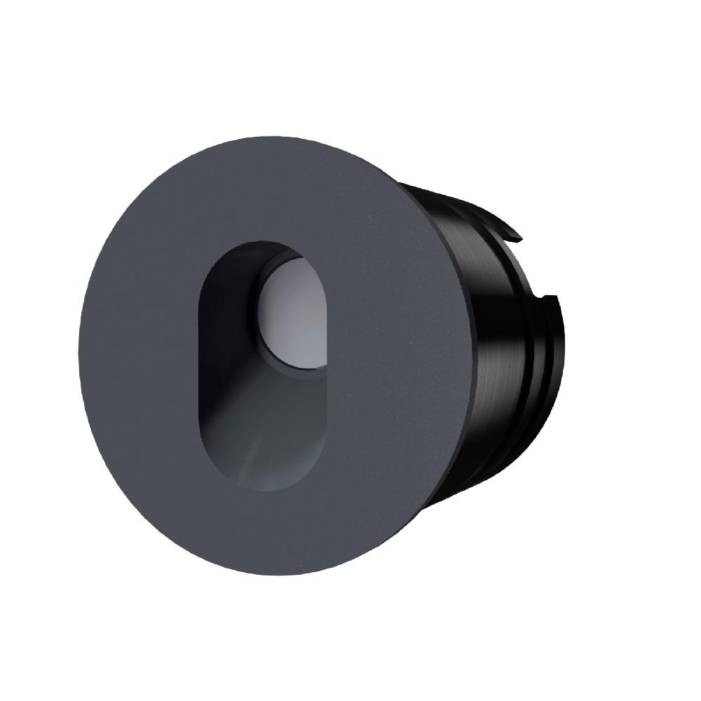 sulion Aplique bañador BELY LED 3W redondo gris antracita 3000K IP65 | Sulion