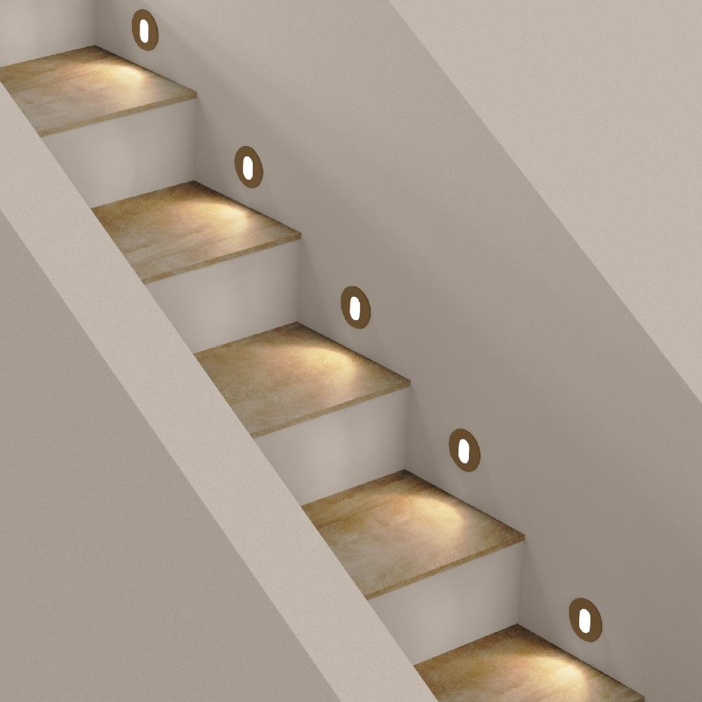 Sulion Aplique Bañador BELY LED 3W Redondo Marrón 4000K IP65 | Sulion