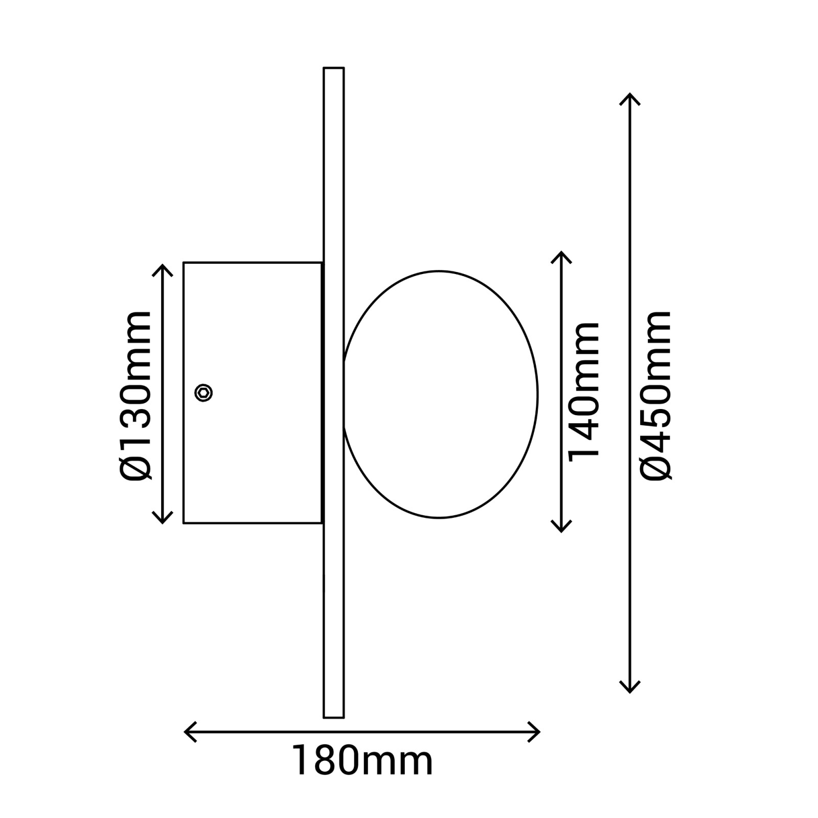Sulion Aplique CANDY. Terrazo Y Doble Difusor De Vidrio. 45x45x18cm | Sulion