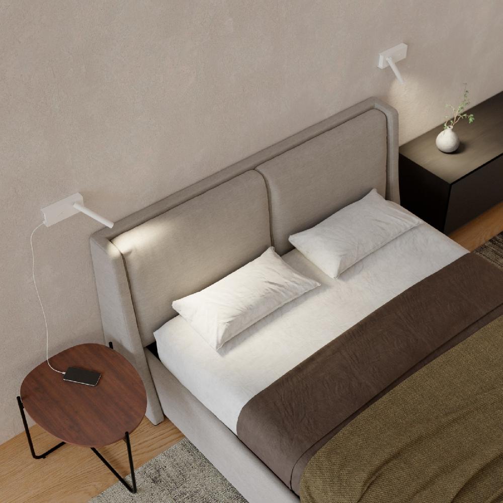 Sulion Aplique CLARA. Metal Blanco Arenado LED 3W | Sulion