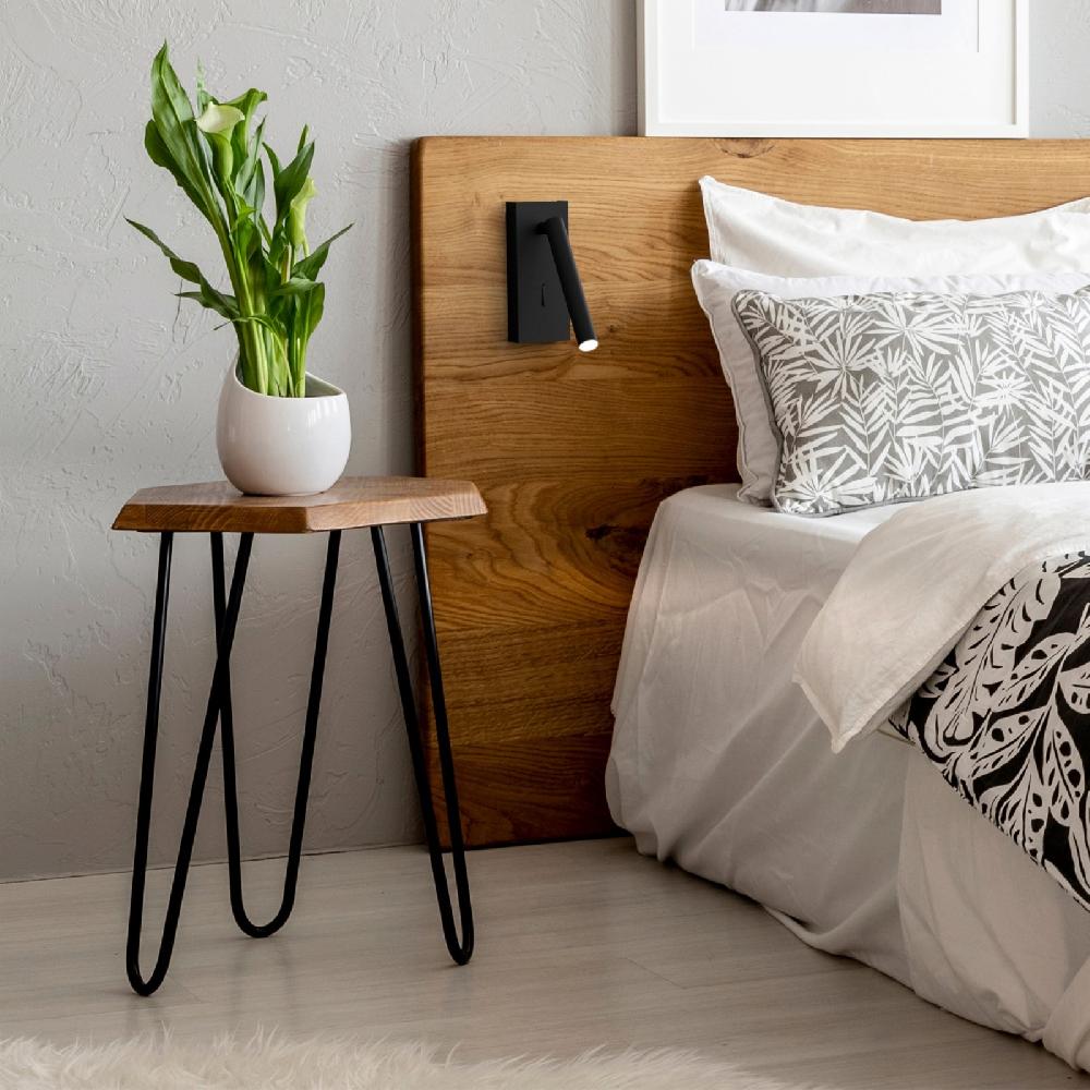 Sulion Aplique CLARA. Metal Negro Arenado LED 3W | Sulion