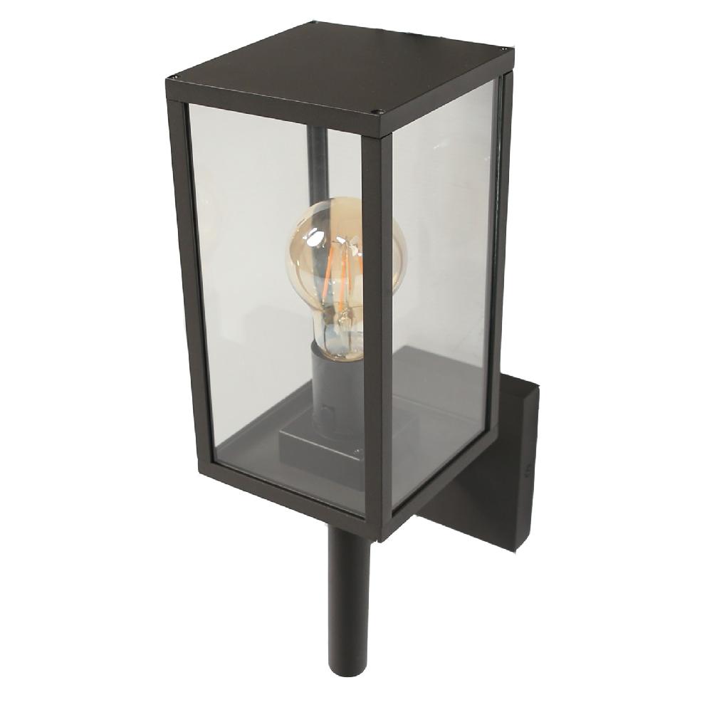 sulion Aplique con brazo LOPE gris antracita cuadrado estilo clásico | Sulion