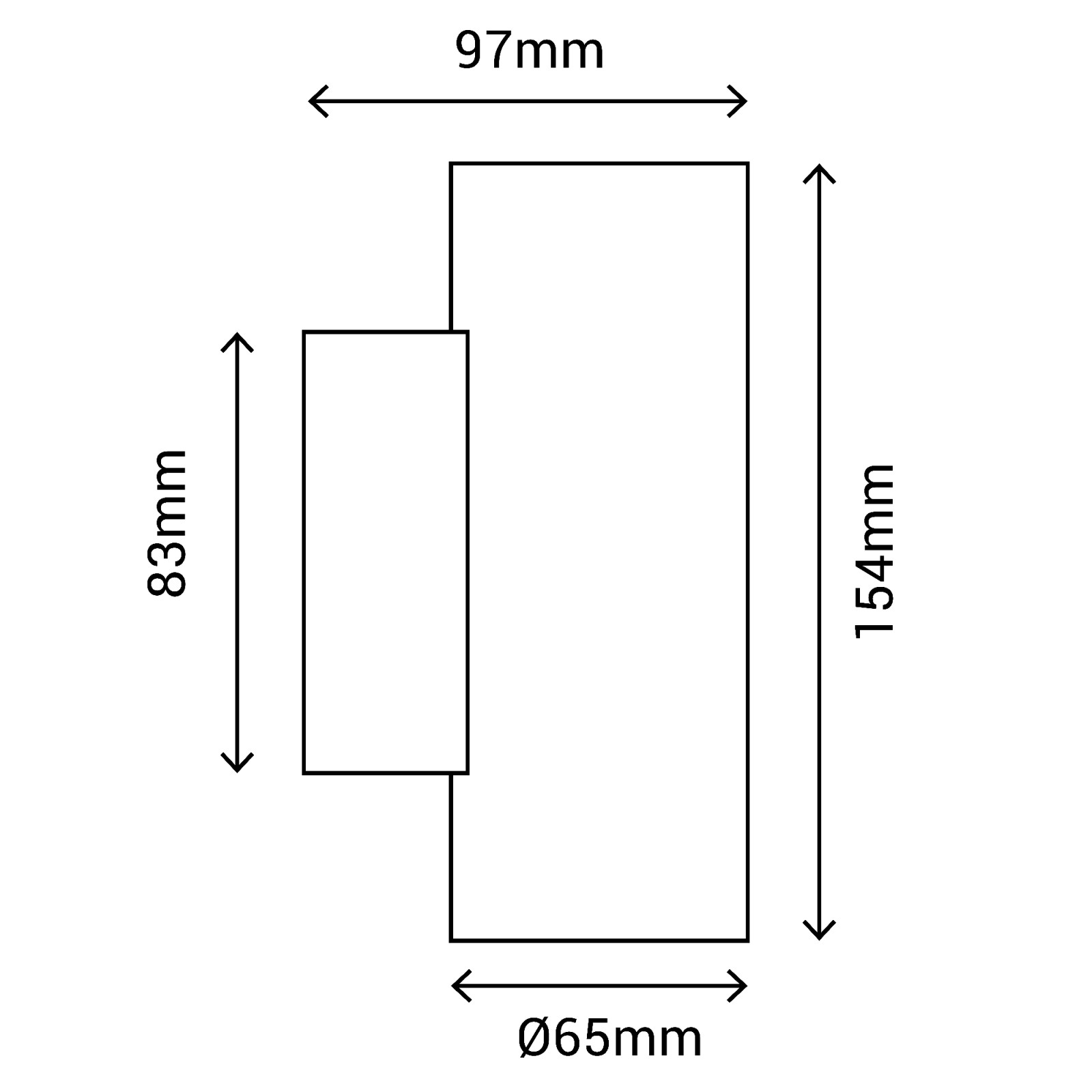 Sulion Aplique De Exterior REGA Marrón Luz Doble E IP54 | Sulion