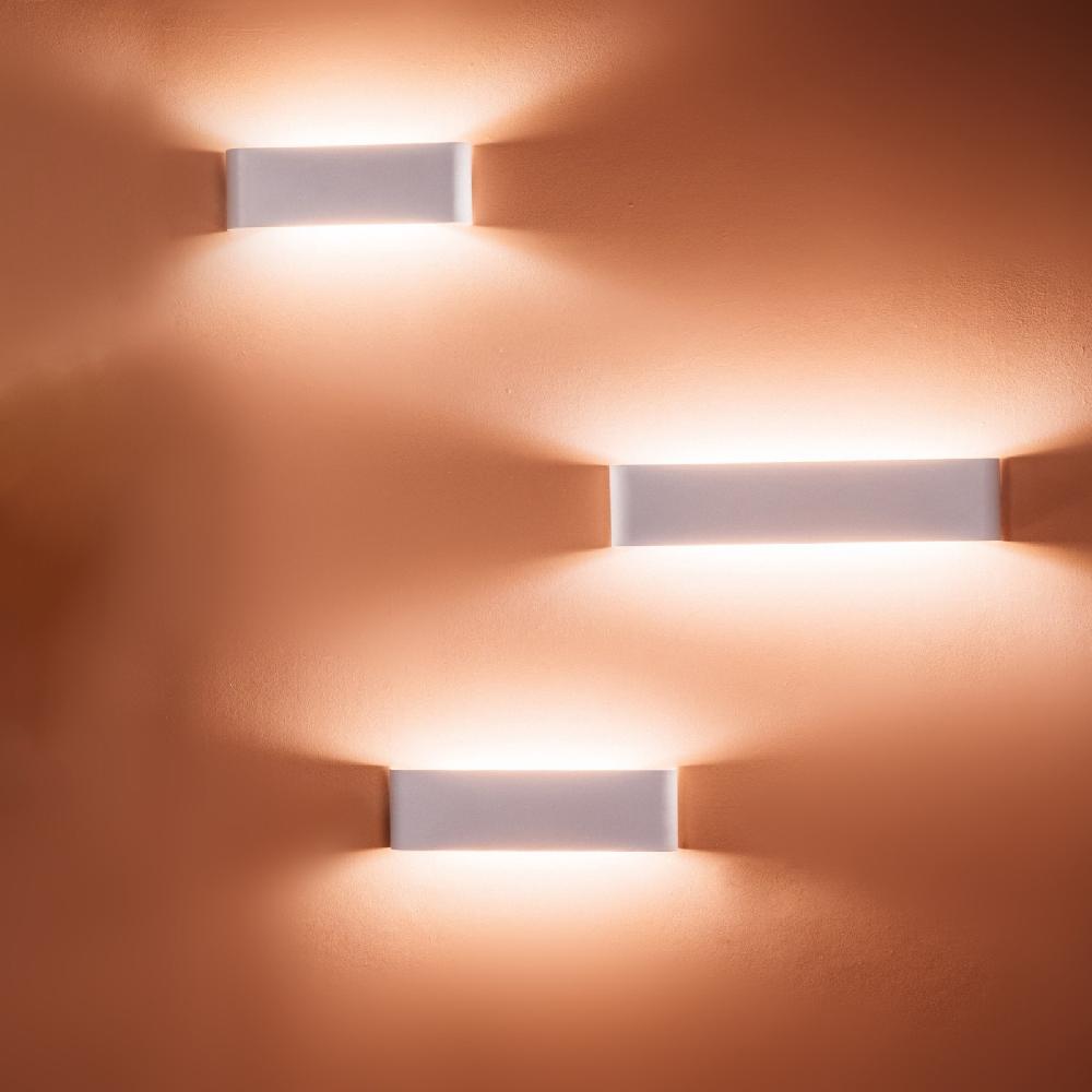 Sulion Aplique KLEE 16W. Aluminio Brochado Con Luz Bidireccional.| Sulion