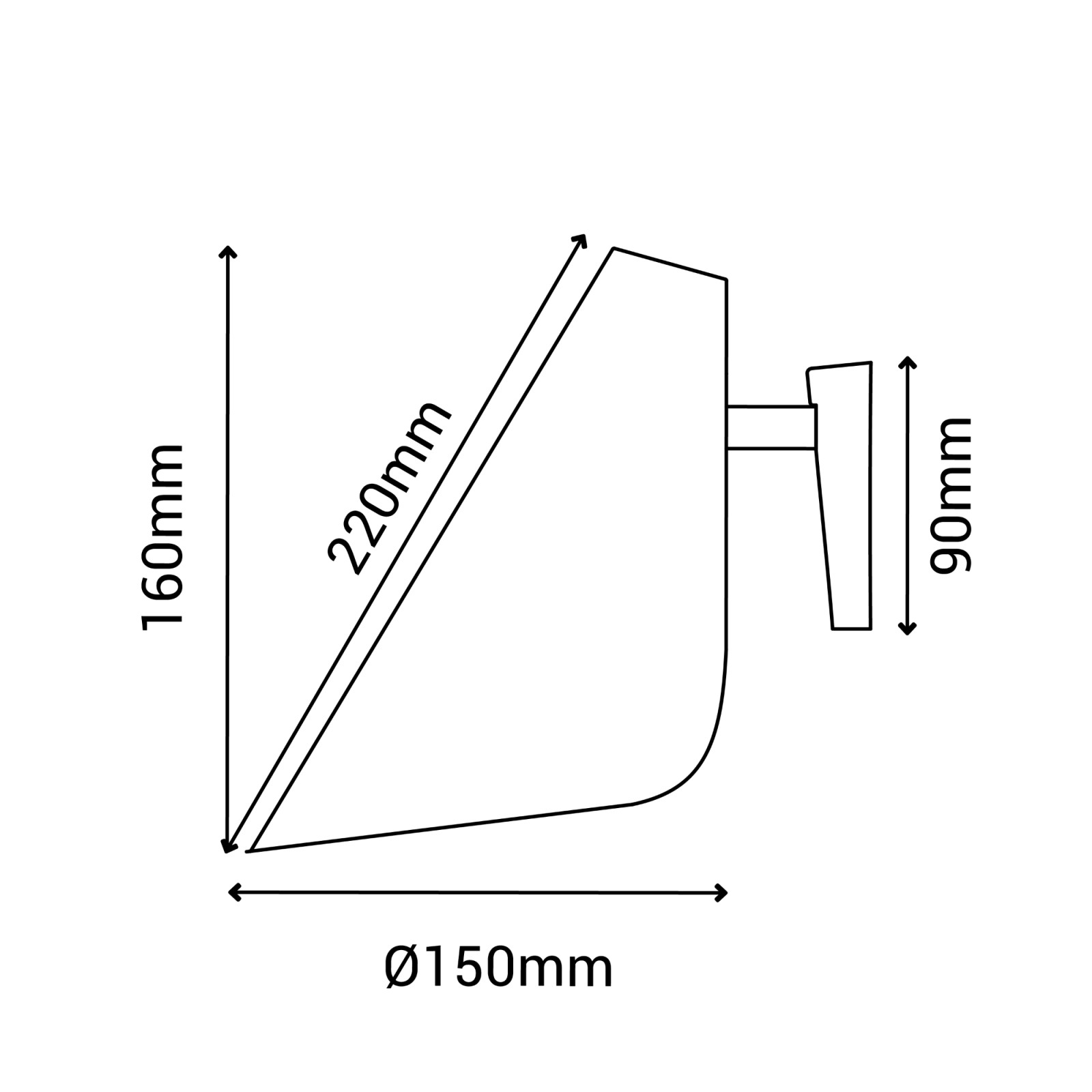 Sulion Aplique LISBOA. Metal Blanco Arenado. 1xE27 | Sulion