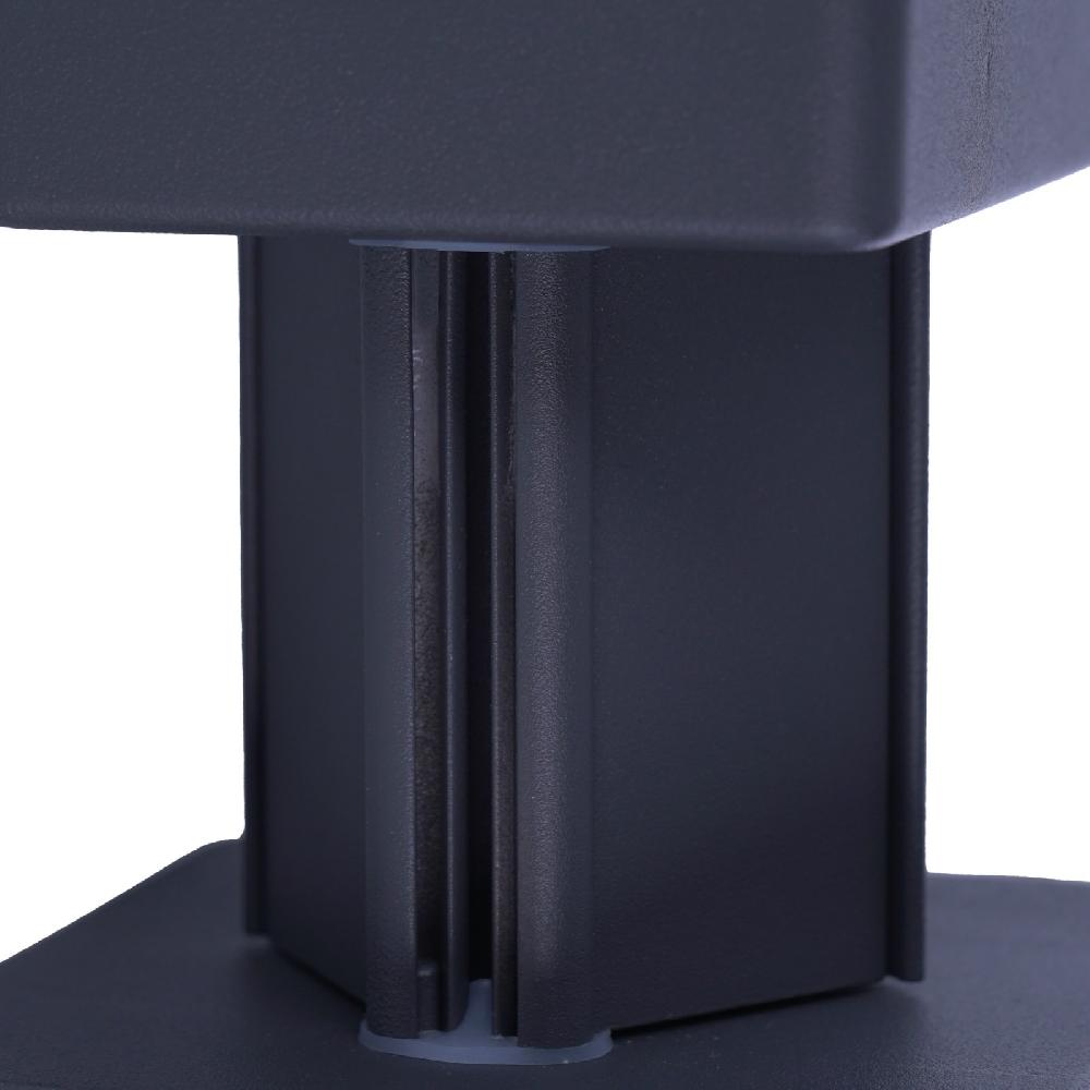 Sulion Aplique LOBY IP54 Cuadrado Gris Doble Apertura De Luz 4000K| Sulion