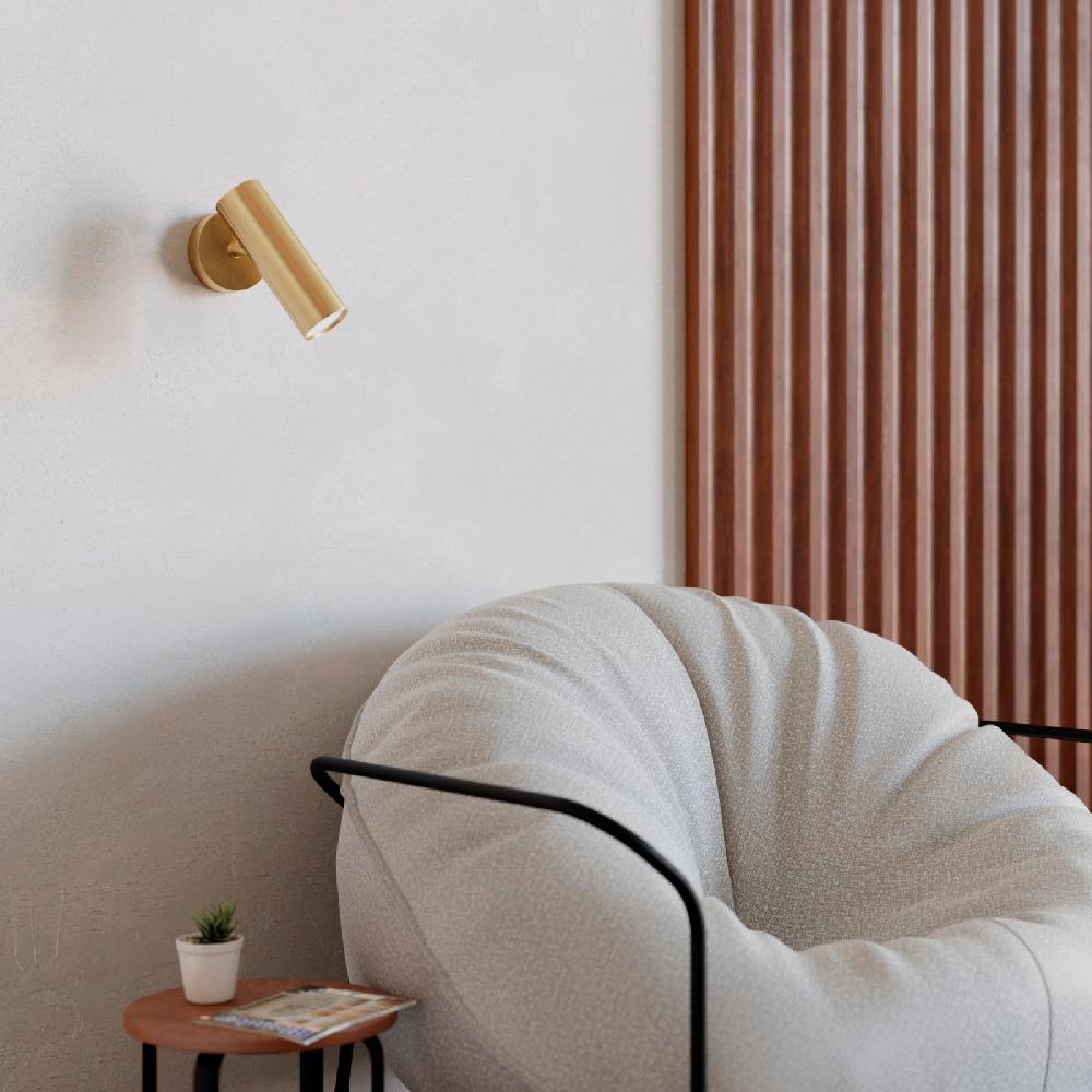 Sulion Aplique MILÁN. Metal Latón Satinado. 1xGU10 | Sulion