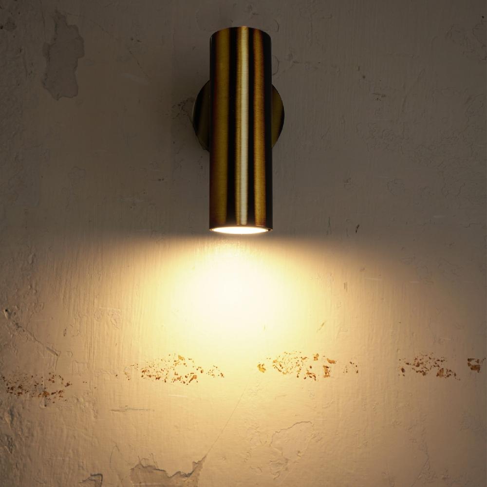 Sulion Aplique MILÁN. Metal Latón Satinado. 1xGU10 | Sulion