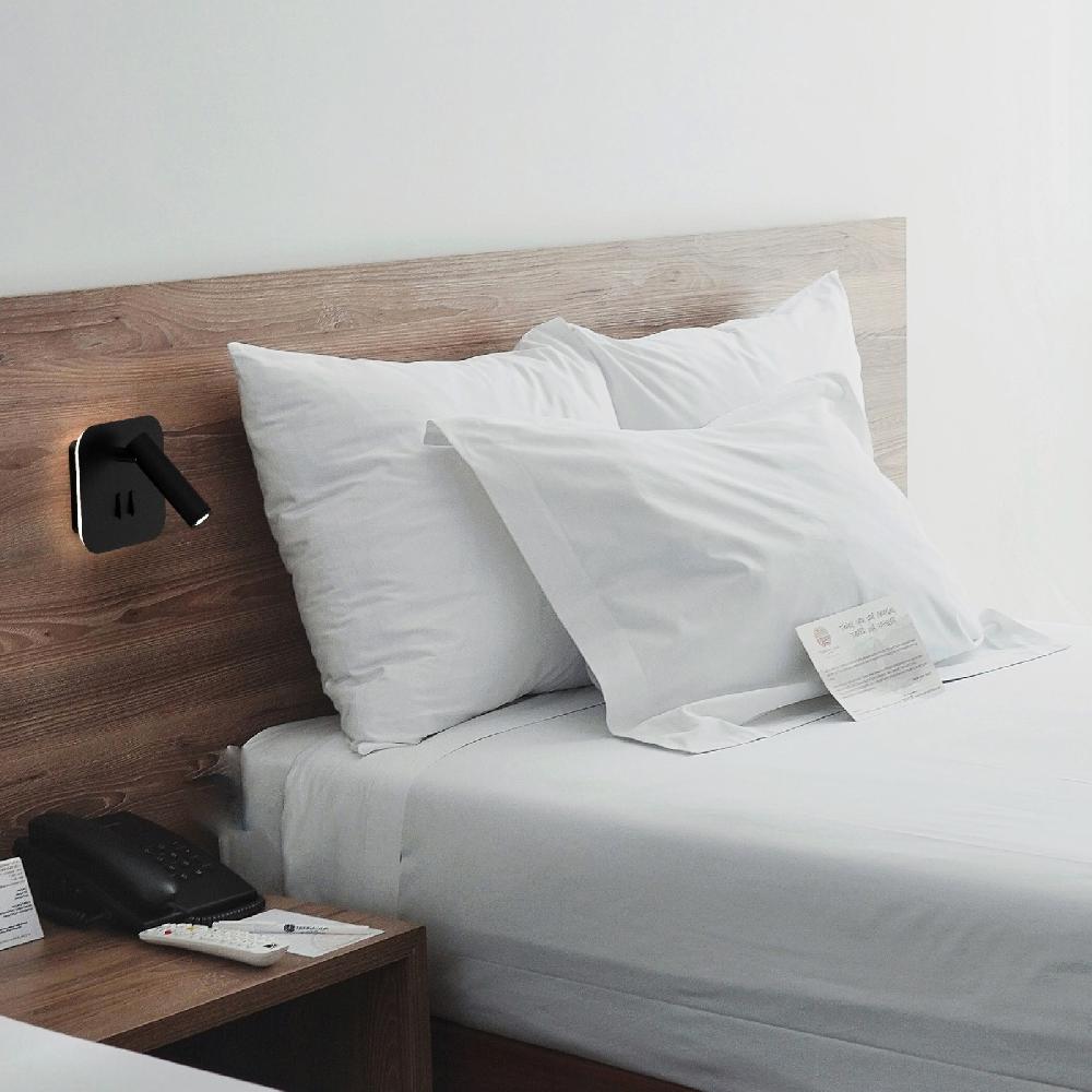 Sulion Aplique MILU. Metal Negro Arenado. LED 6W/3W | Sulion