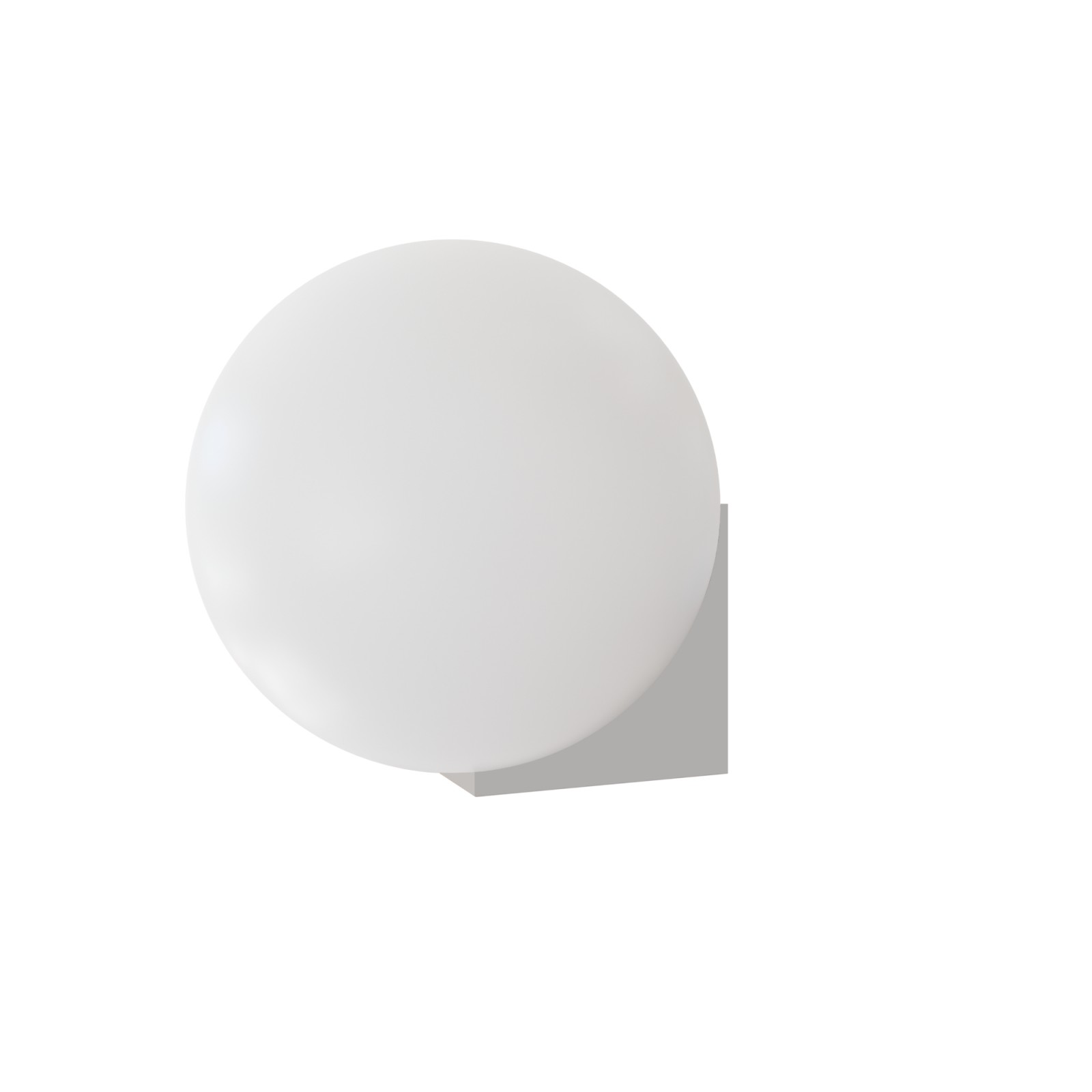 sulion Aplique OBI. Metal cromo y bola opal mate. 1xG9 | Sulion