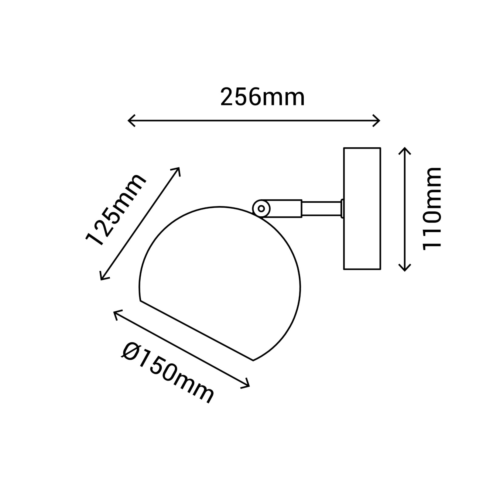 Sulion Aplique ORBIT. Metal Blanco Mate Y Detalles Latón. 1xE27 | Sulion