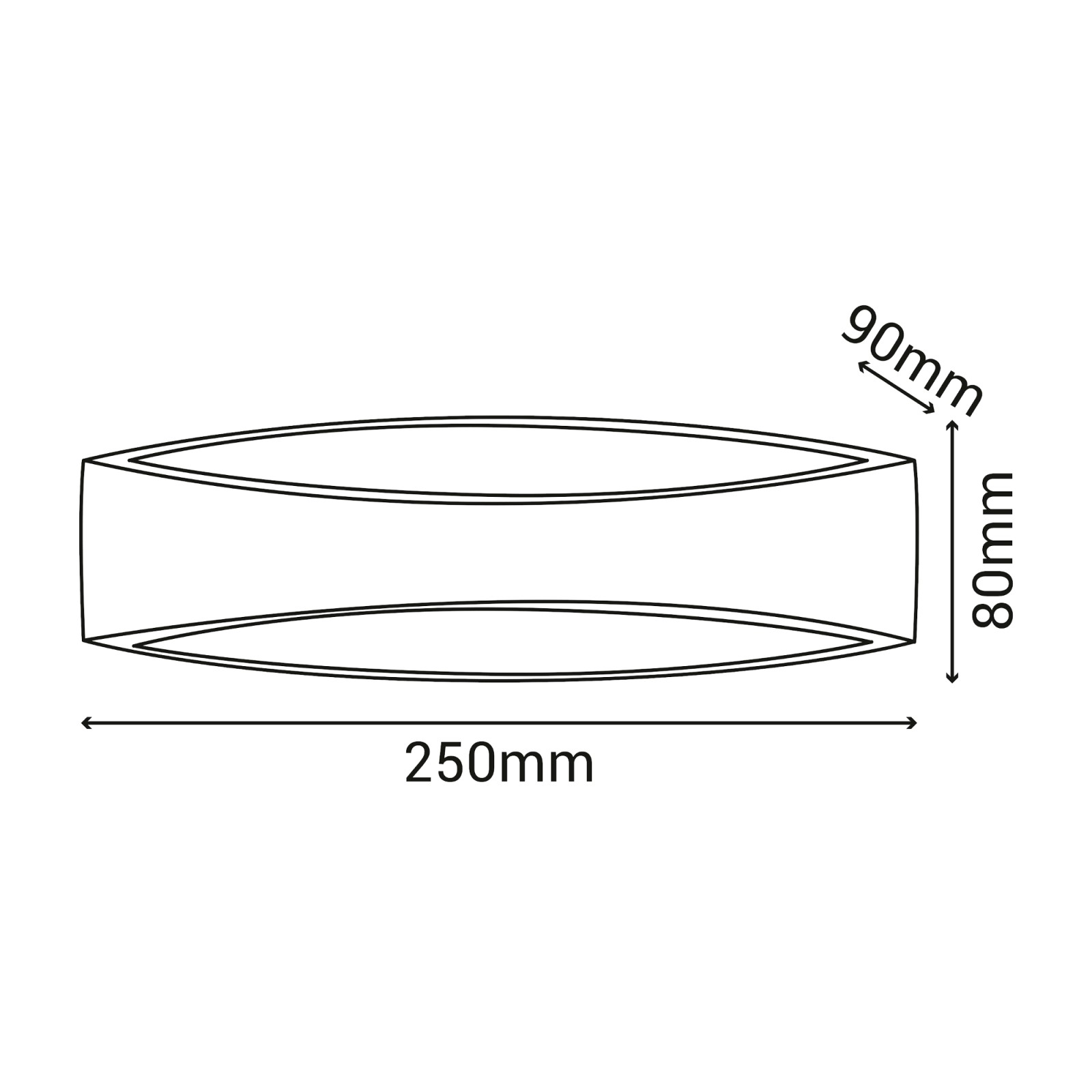 Sulion Aplique SELMA. Aluminio Blanco Mate Con Luz Bidireccional | Sulion