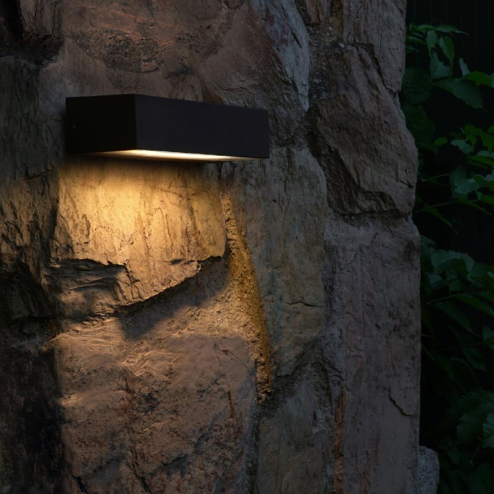 Sulion Aplique TISA Gris Antracita Con Luz Bidireccional IP65 4000K| Sulion