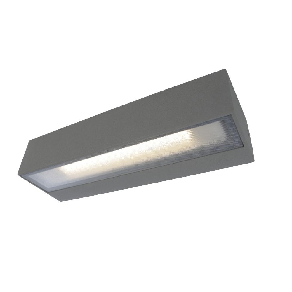 sulion Aplique TISA gris con luz bidireccional IP65 3000K| Sulion