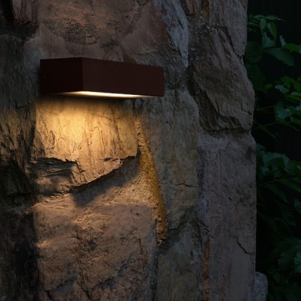 Sulion Aplique TISA LED 12W Acero Cortén En Aluminio IP65 4000K | Sulion