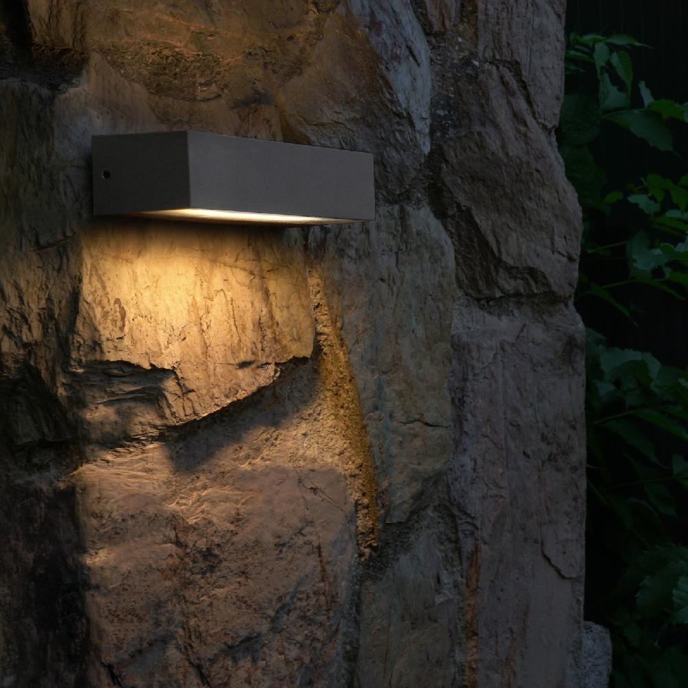 Sulion Aplique TISA LED 12W Gris En Aluminio IP65 3000K | Sulion