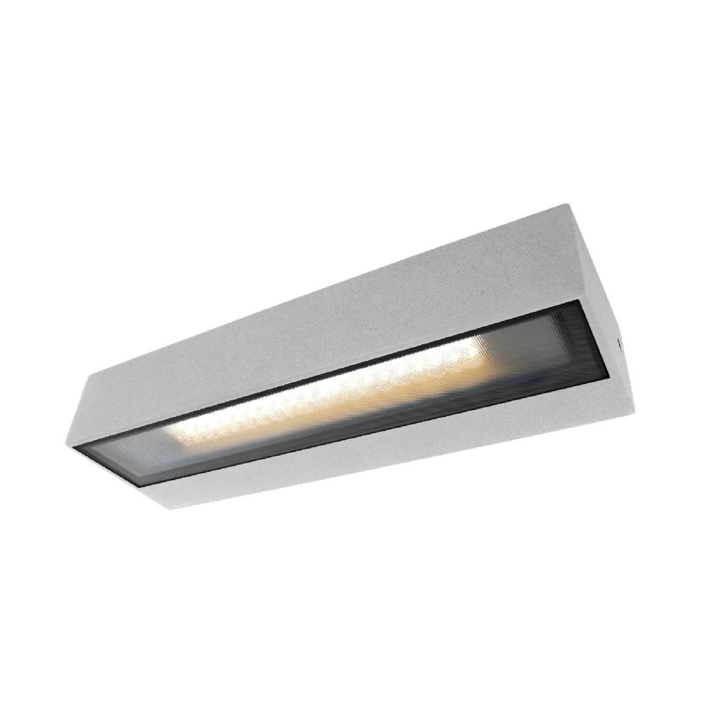sulion Aplique TISA LED 12W gris en aluminio IP65 3000K | Sulion