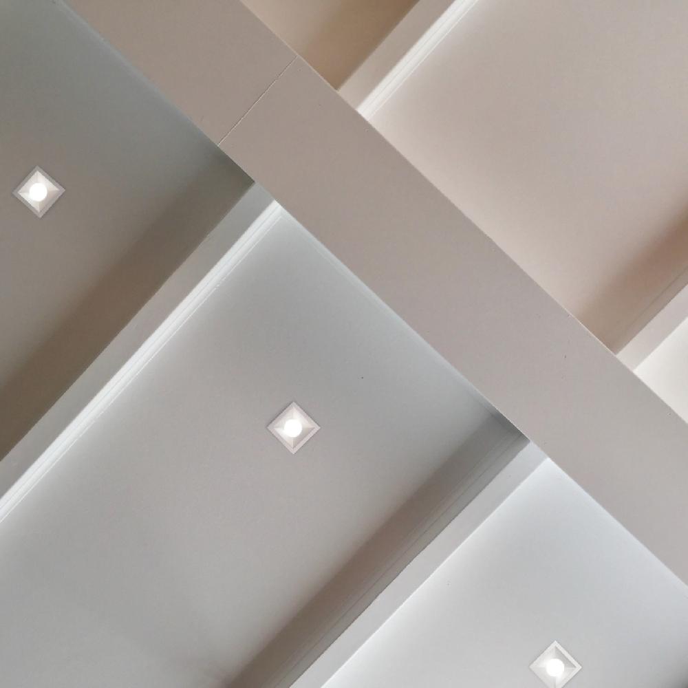 Sulion Aro Cuadrado VISIO Para Módulo COB LED 11W En ABS | Sulion