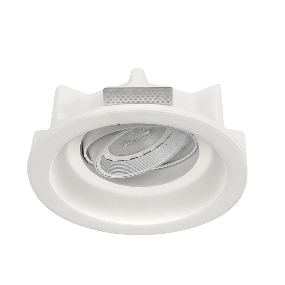 Sulion Aro Empotrable FRONT Redondo Orientable En Yeso Pintable | Sulion