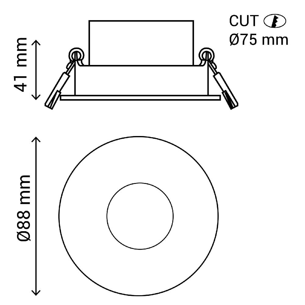 Sulion Aro Redondo Blanco Aluminio Para ARUMFIX | Sulion