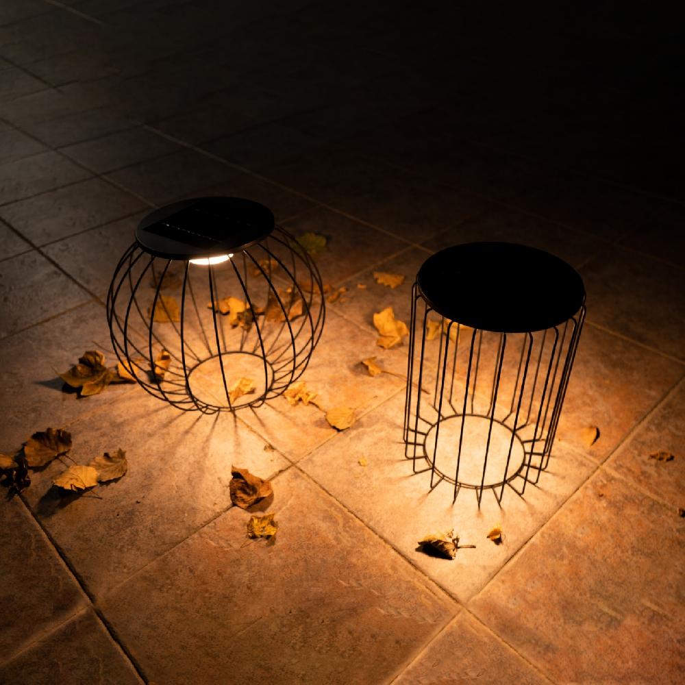 Sulion Baliza Solar HELIO LED 3W Cilíndrica Color Negro IP44 | Sulion