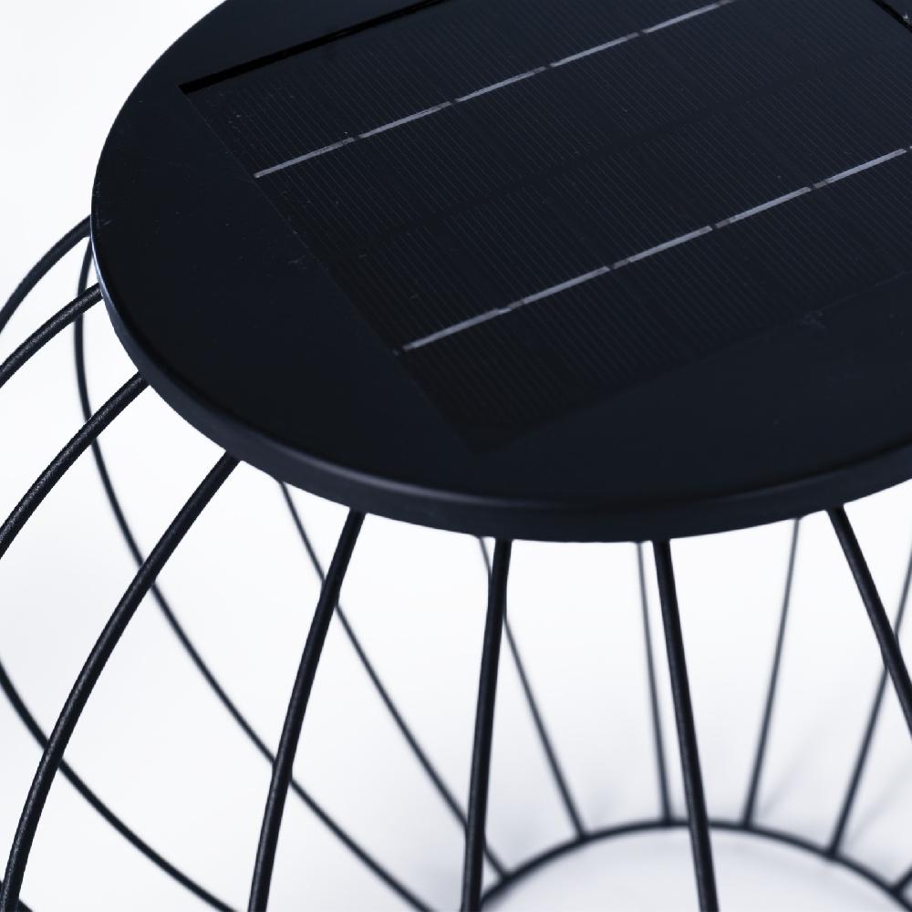 Sulion Baliza Solar HELIO LED 3W Esférica Color Negro IP44 | Sulion