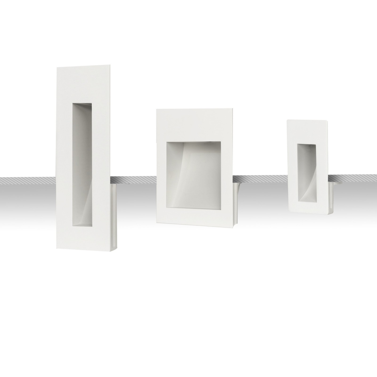 Sulion Bañador De Pared MARTIN LED 2W Yeso Pintable 115x250mm 4000K | Sulion