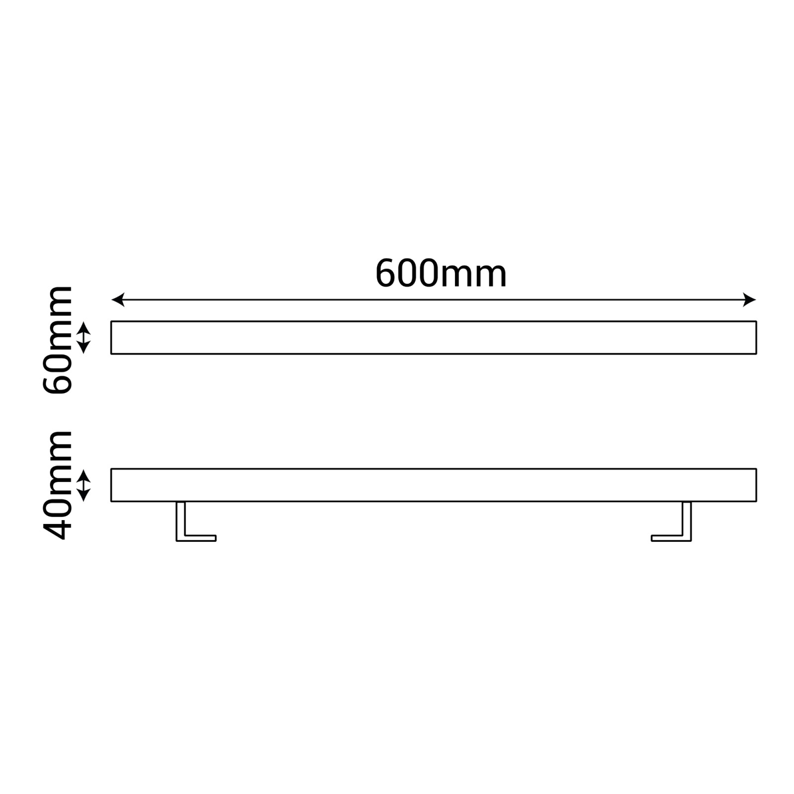 Sulion Bañador Tipo Barra PENN LED 18W Con Luz Cálida De 2700K IP66 | Sulion
