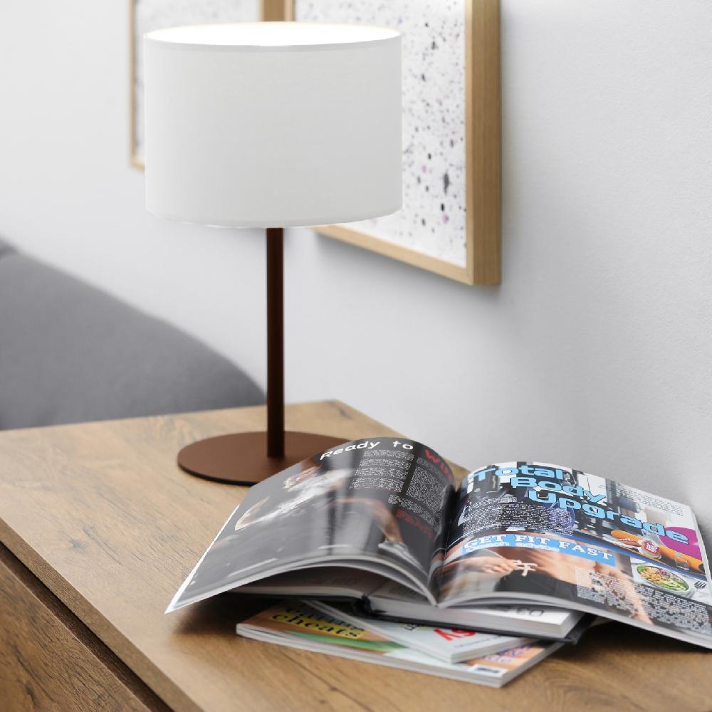 Sulion Base BASIC Para Sobremesa De 27 Cm En Color Marrón. 1xE27|Sulion