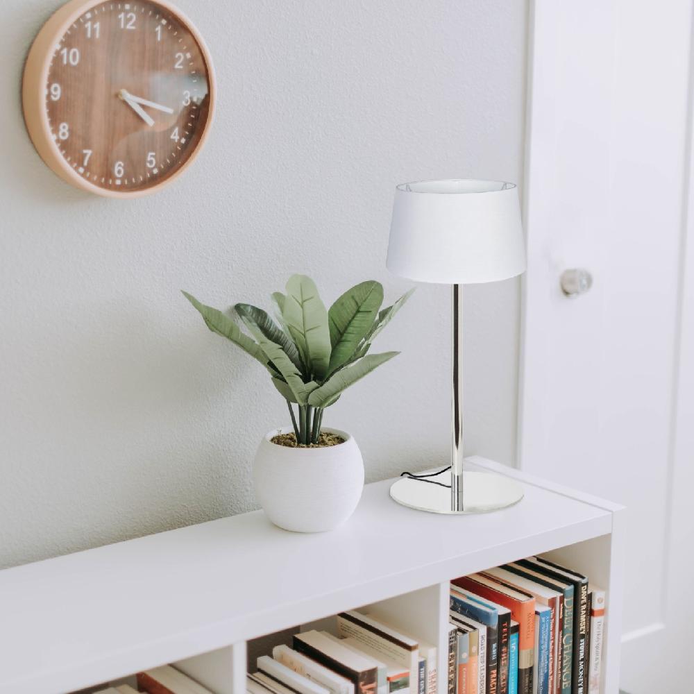 Sulion Base BASIC Para Sobremesa De 42 Cm En Color Cromo. 1xE27|Sulion