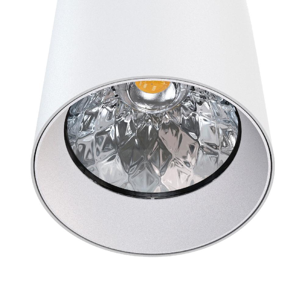 Sulion Colgante Tubular KIRA Blanco Mate 20W 3CCT Switch Lente 15°| Sulion