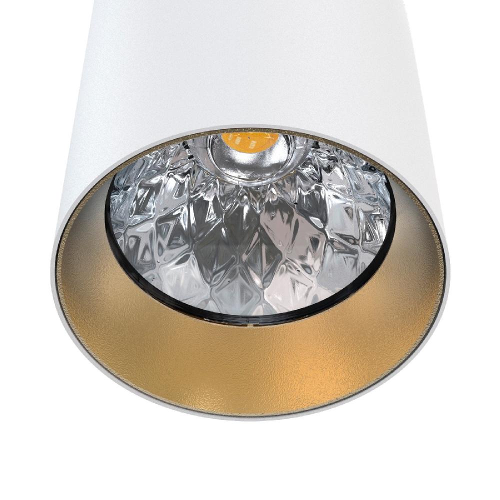 Sulion Colgante Tubular KIRA Blanco Y Dorado 20W 3CCT Switch 15°| Sulion