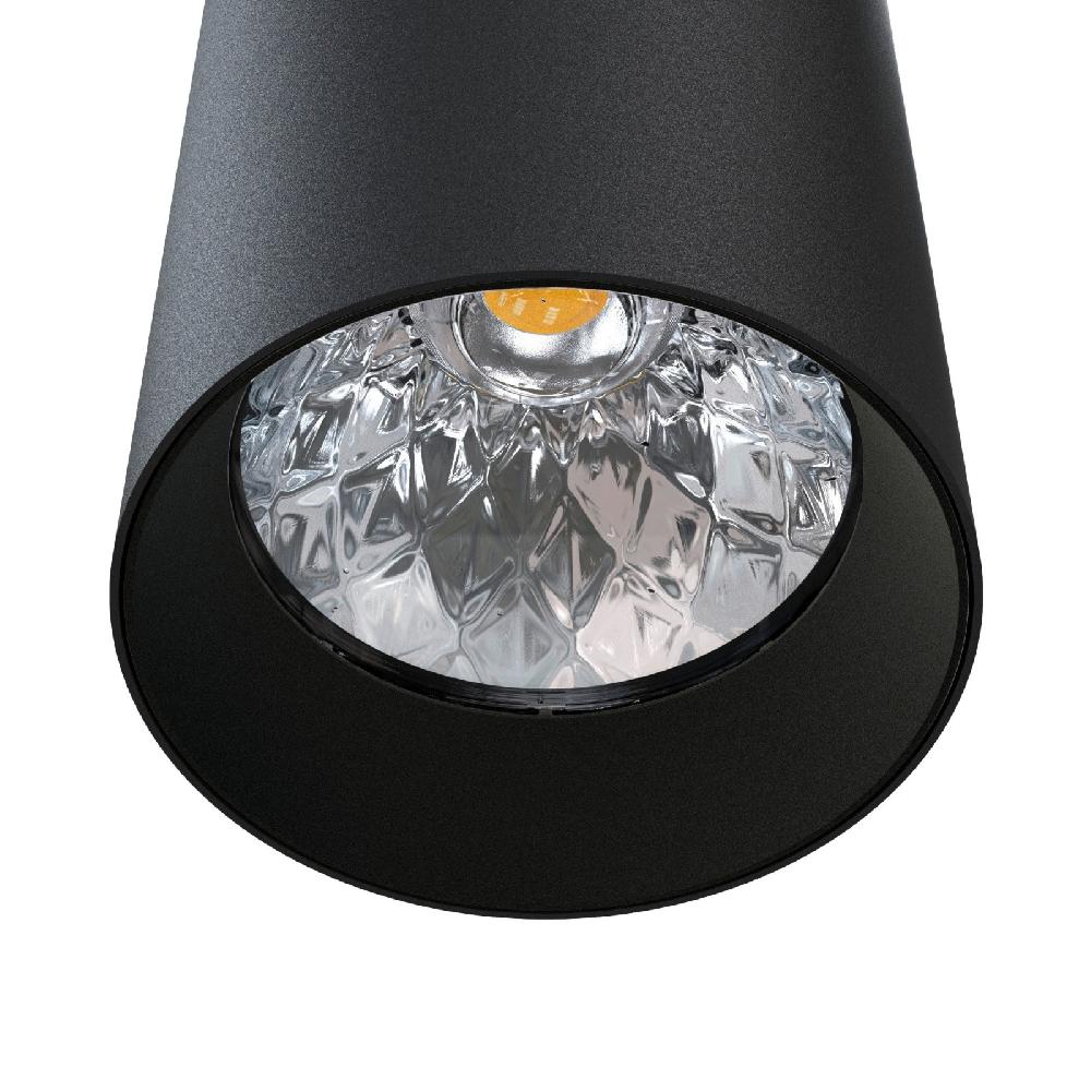 Sulion Colgante Tubular KIRA Negro Mate 20W 3CCT Switch Lente 15°| Sulion