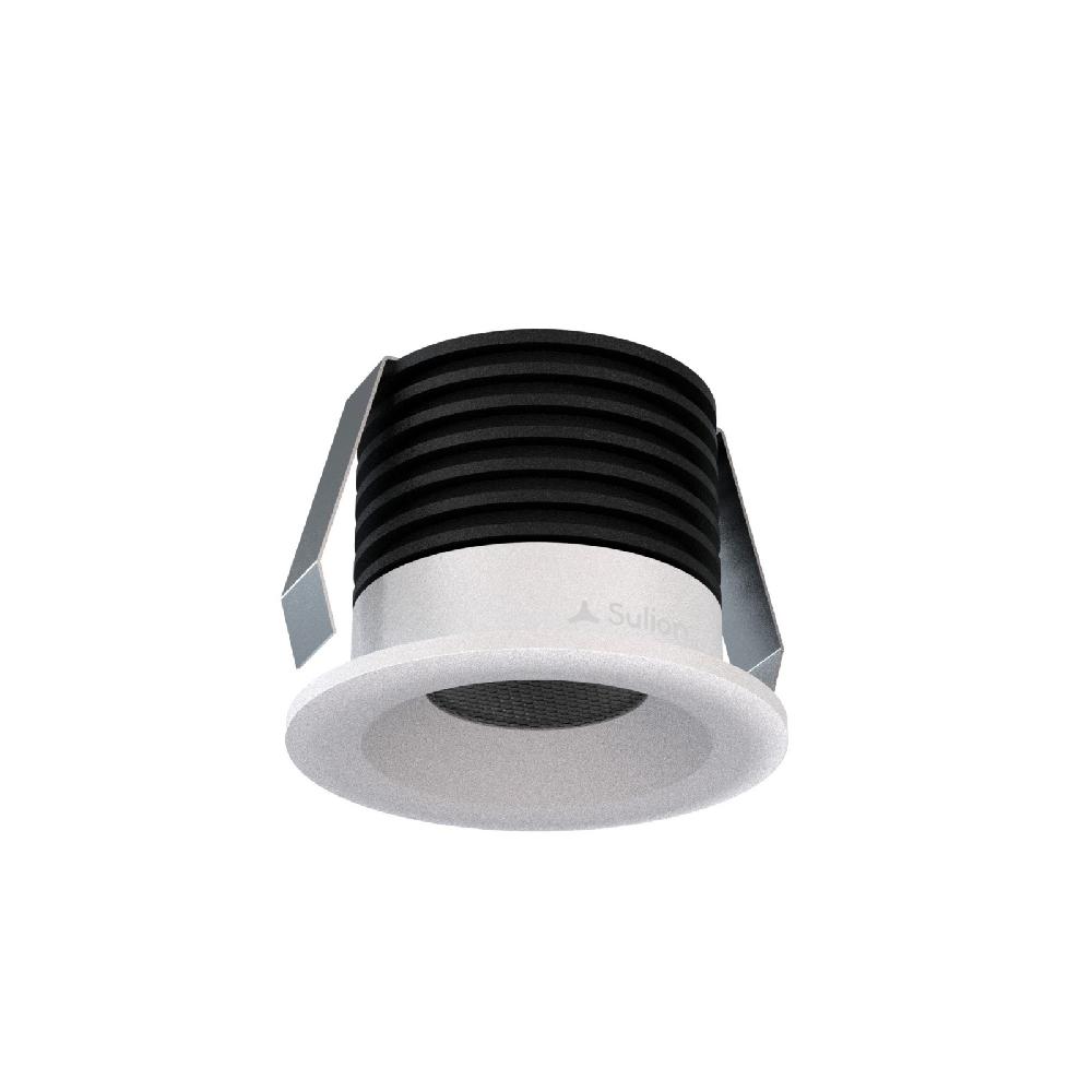sulion Empotrable DOTFIX LED 3W 30mm fondo blanco 45° y 4000K| Sulion