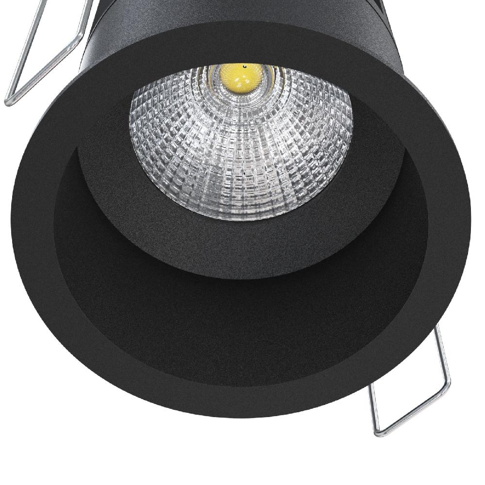 Sulion Empotrable DOTFIX LED 8W 3CCTswitch Negro Mate Y Lente 36° | Sulion