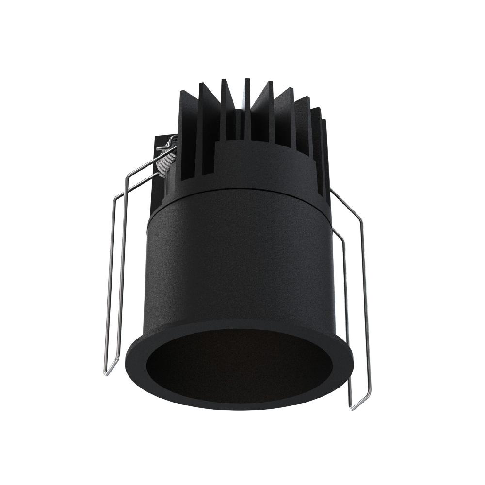 sulion Empotrable DOTFIX LED 8W 3CCTswitch negro mate y lente 36° | Sulion