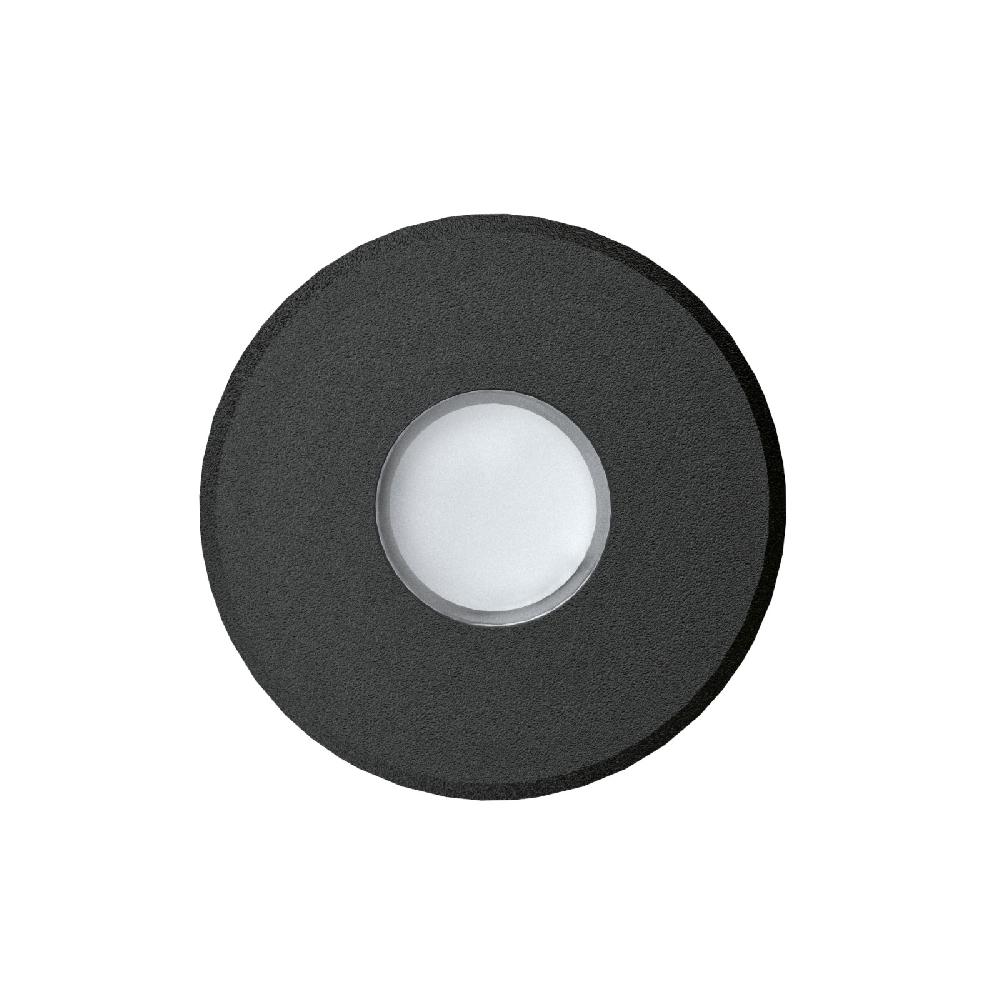 Sulion Empotrable Suelo COBSOIL LED 1 5W Negro 2700K Y ángulo Opal | Sulion