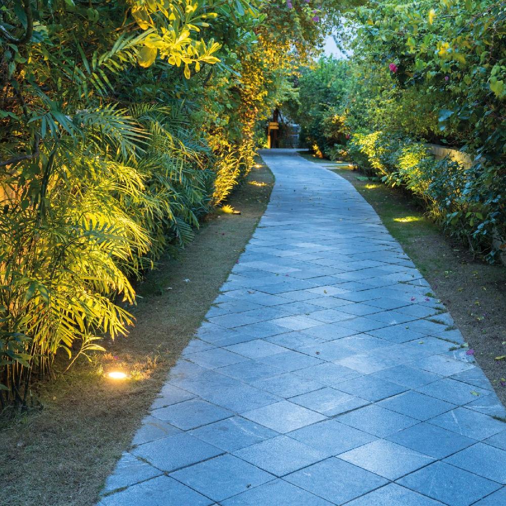 Sulion Empotrable Suelo COBSOIL LED 7W Bronce 3000K Y ángulo Opal | Sulion