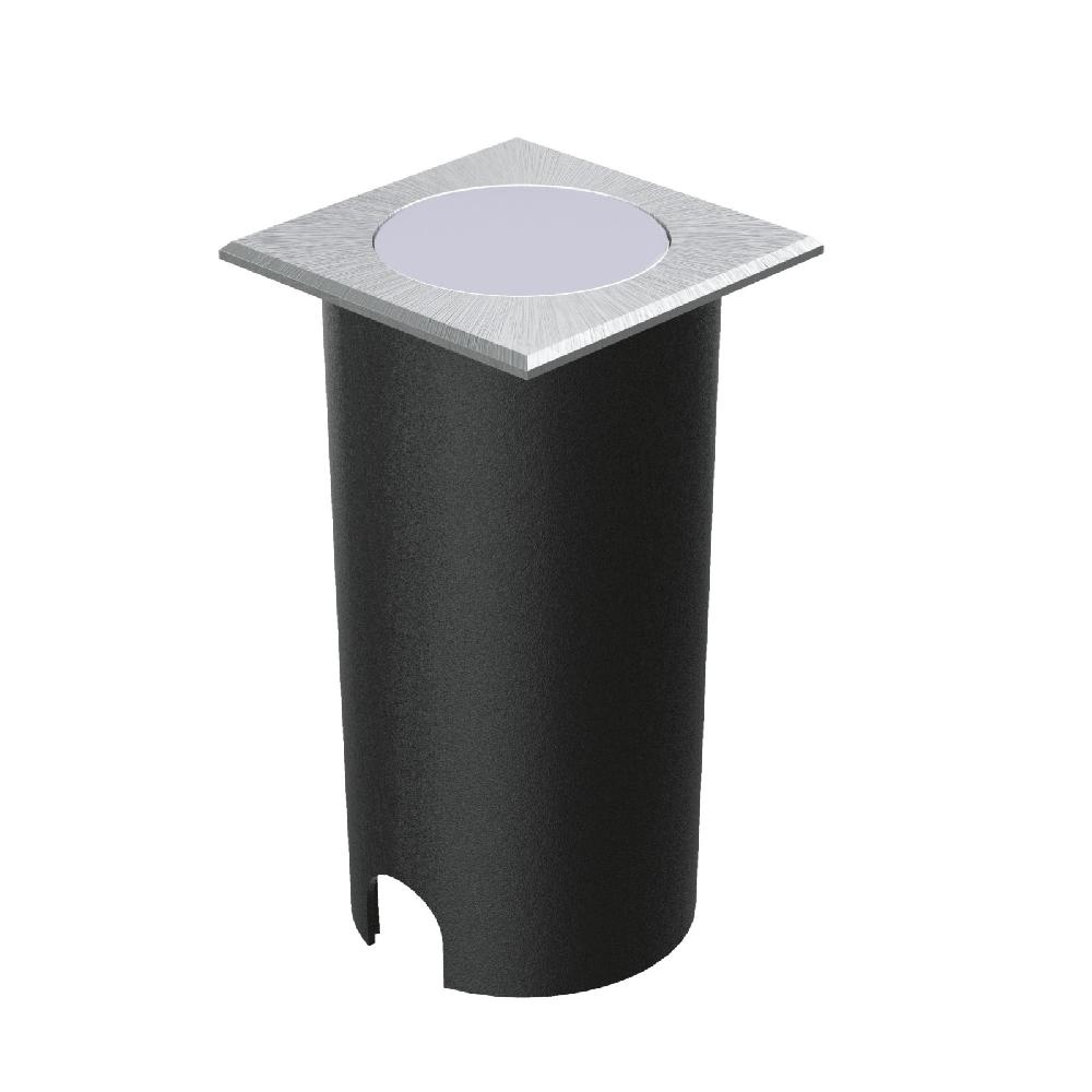 sulion Empotrale pared INMA LED 2W cuadrado aluminio con IP65 | Sulion
